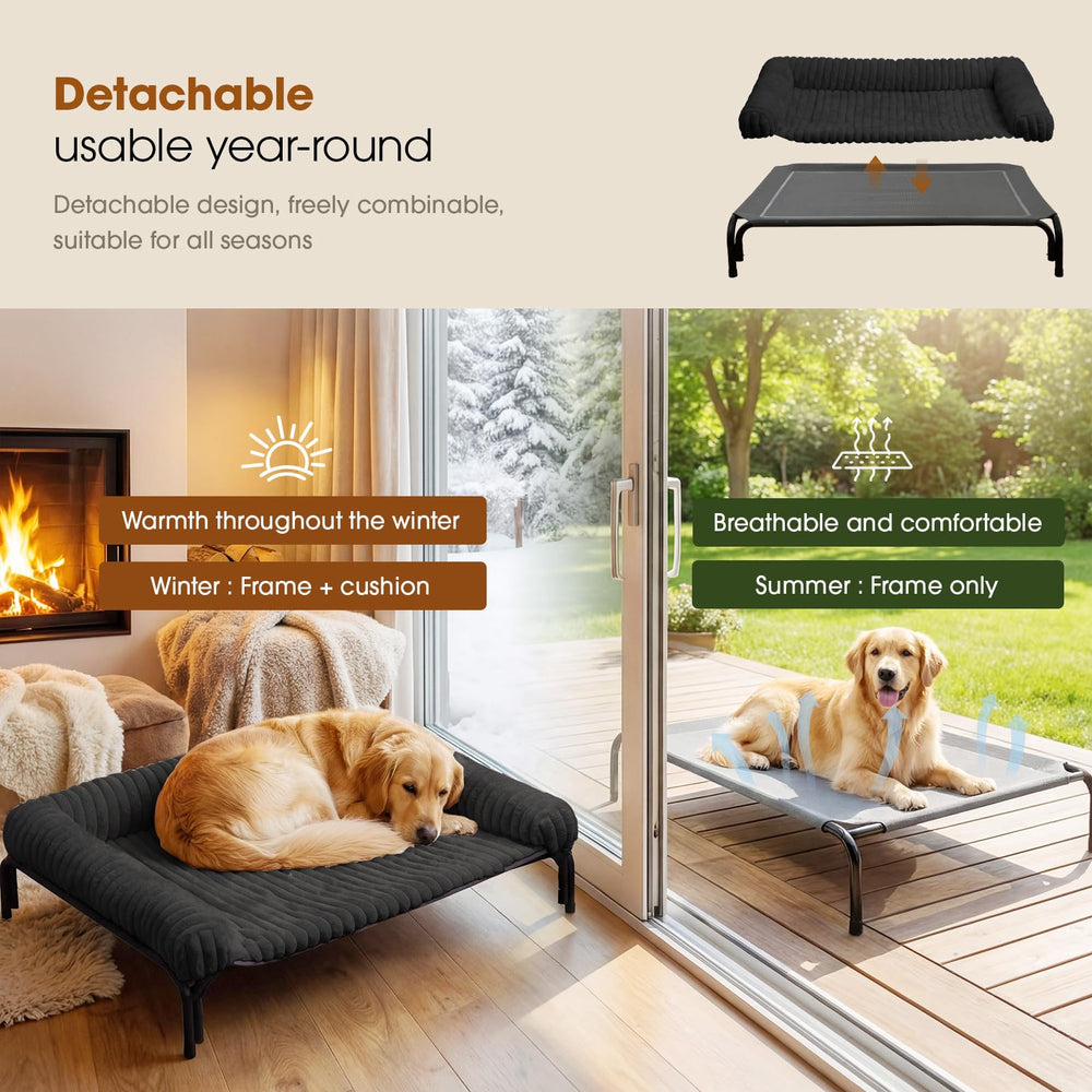 Czpalo tissu en mesh facile à nettoyer, idéal pour chiens actifs.