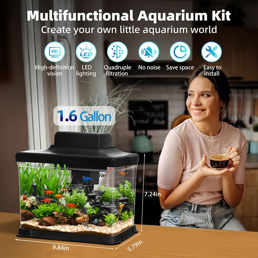 DaToo éclairage LED: lumière naturelle et douce pour l'habitat aquatique