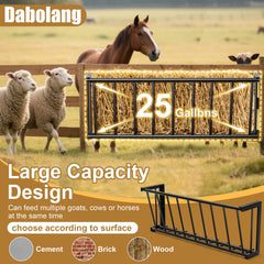 Distributeur Dabolang en acier carbone robuste, adapté à l’extérieur.
