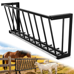 Distributeur de foin Dabolang monté sur mur, réduction du gaspillage et alimentation ordonnée.