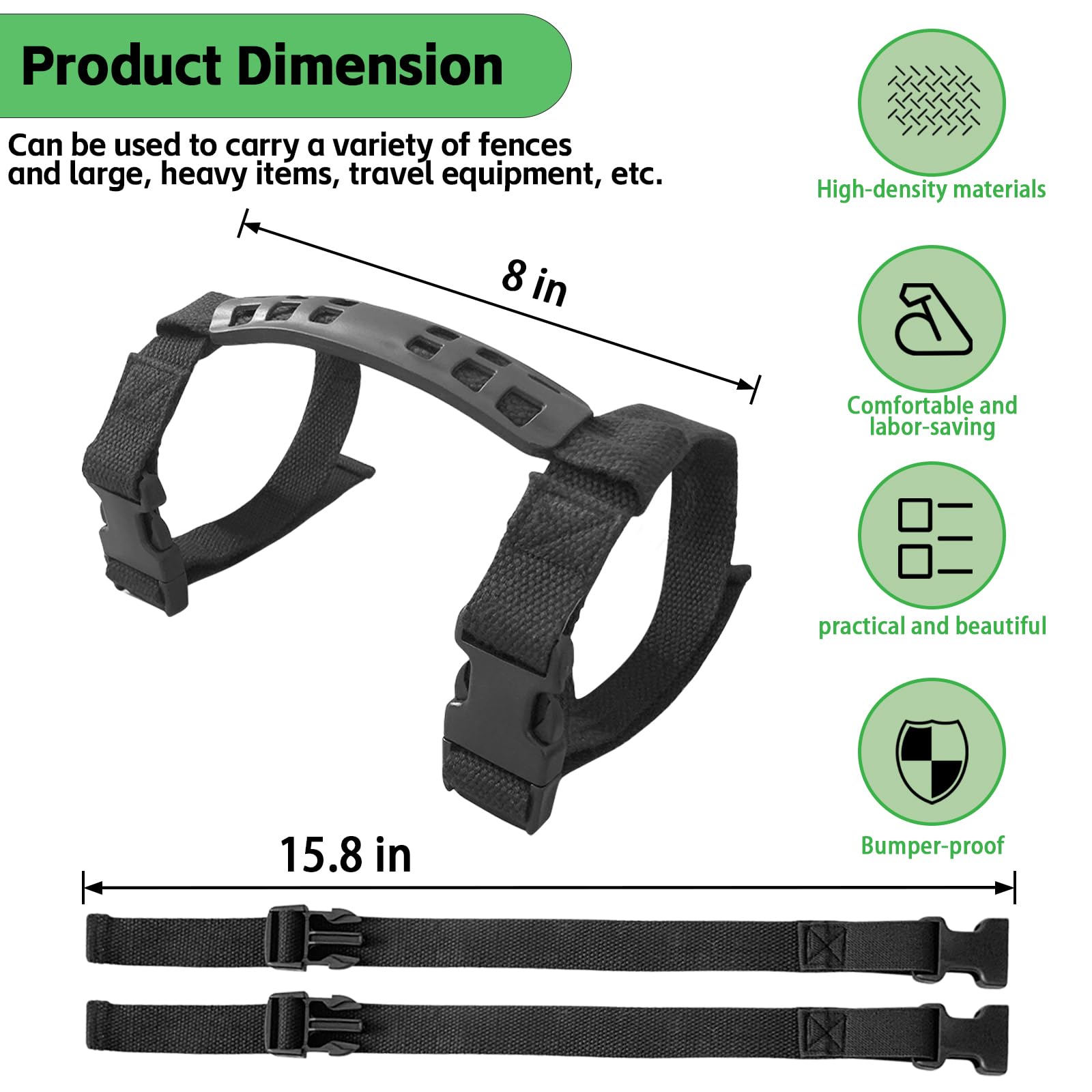 DaBoQQQ Easy Carry utilisée pour une clôture de chien, transport plus sûr.