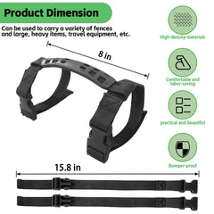 DaBoQQQ Easy Carry utilisée pour une clôture de chien, transport plus sûr.