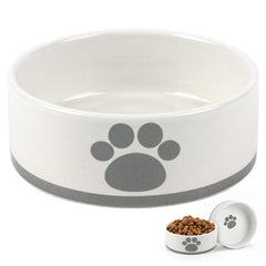 Bol Dahaiwua en céramique pour petit chien, pratique et facile à nettoyer.