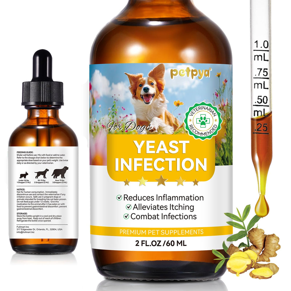 Flacon Daiasns traitant les mycoses des oreilles du chien, soulagement ciblé.