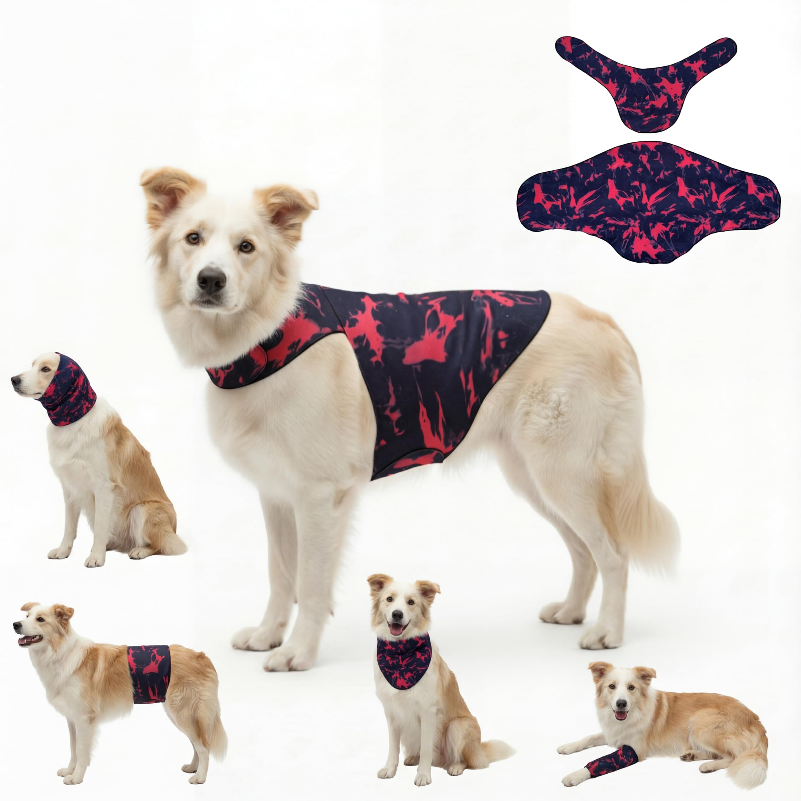 DAJIDALI veste anxiete chien poitrine: réconfort enveloppant lors des promenades