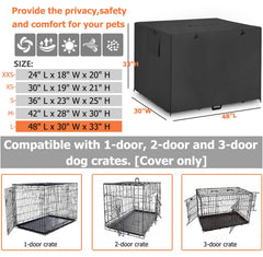 Dalema tissu 600D imperméable protège la cage et résiste aux intempéries.