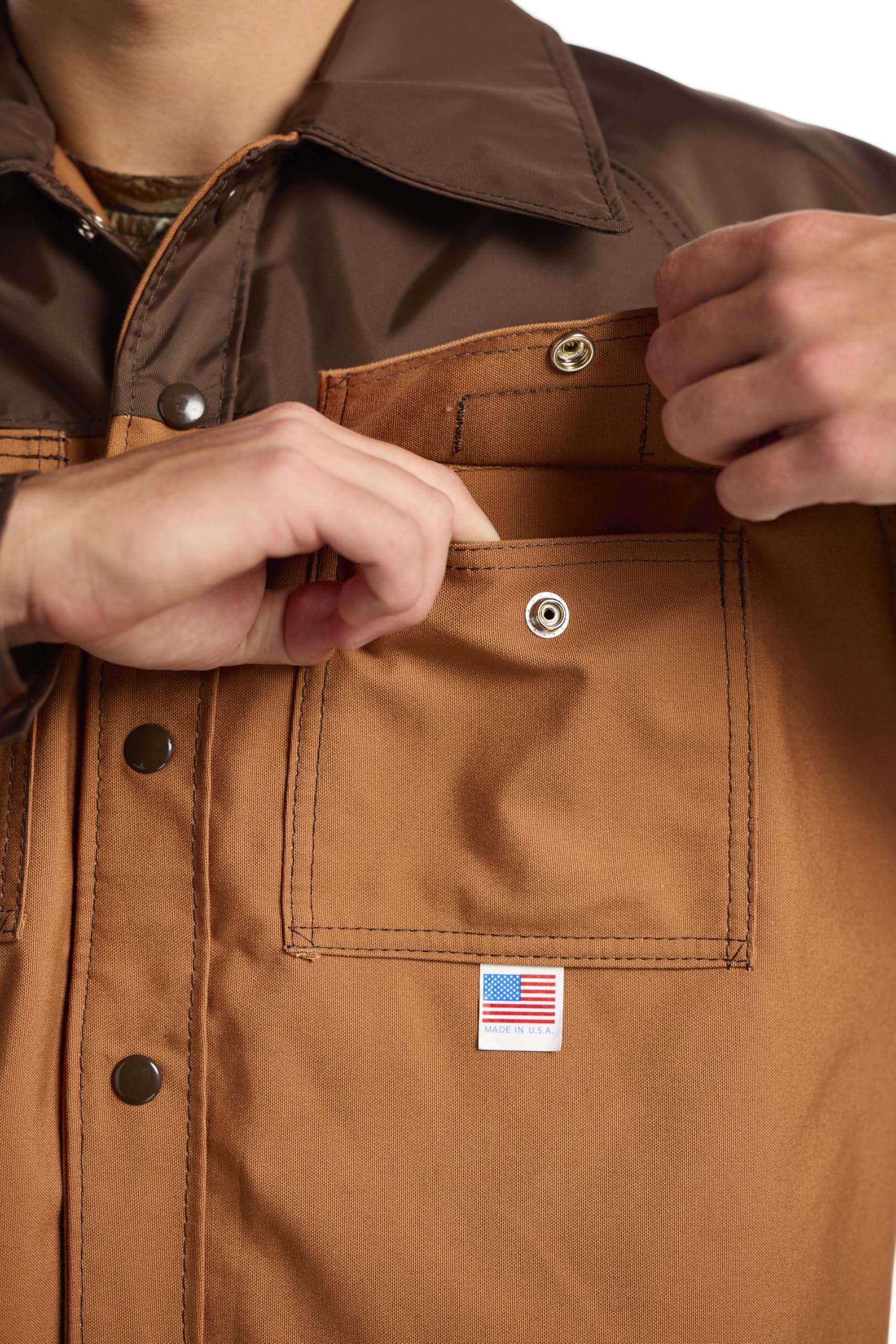 DAN'S Hunting Gear Upland Briar Shirt: fabrication américaine, qualité et fiabilité.