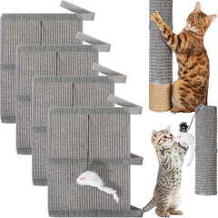 Tapis griffes chat Dansydaisy en sisal 11x15, protège le mobilier.