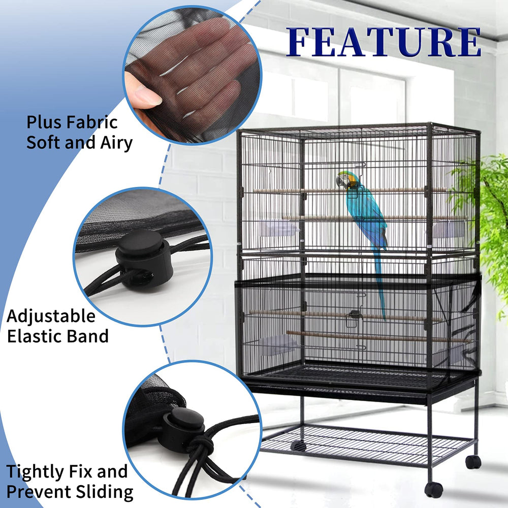 Daoeny système de réglage avec élastiques: ajustement rapide pour cages variées.