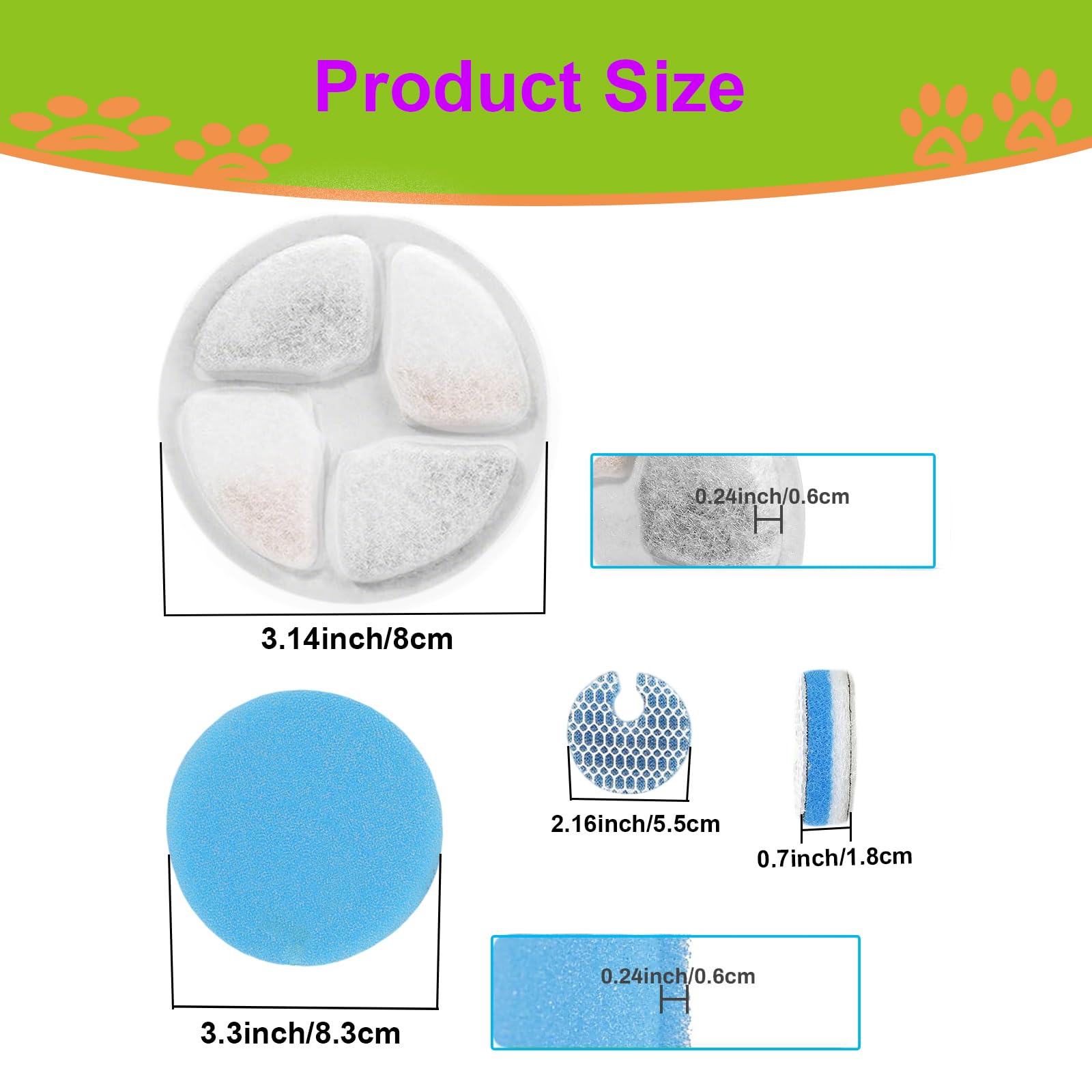 Daoxuan – compatibilité avec fontaine ronde 2L pour remplacement précis.
