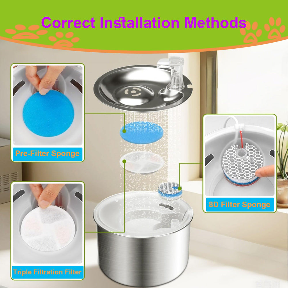 Daoxuan – lot de 10 filtres et 10 pré-filtre pour remplacement facile.