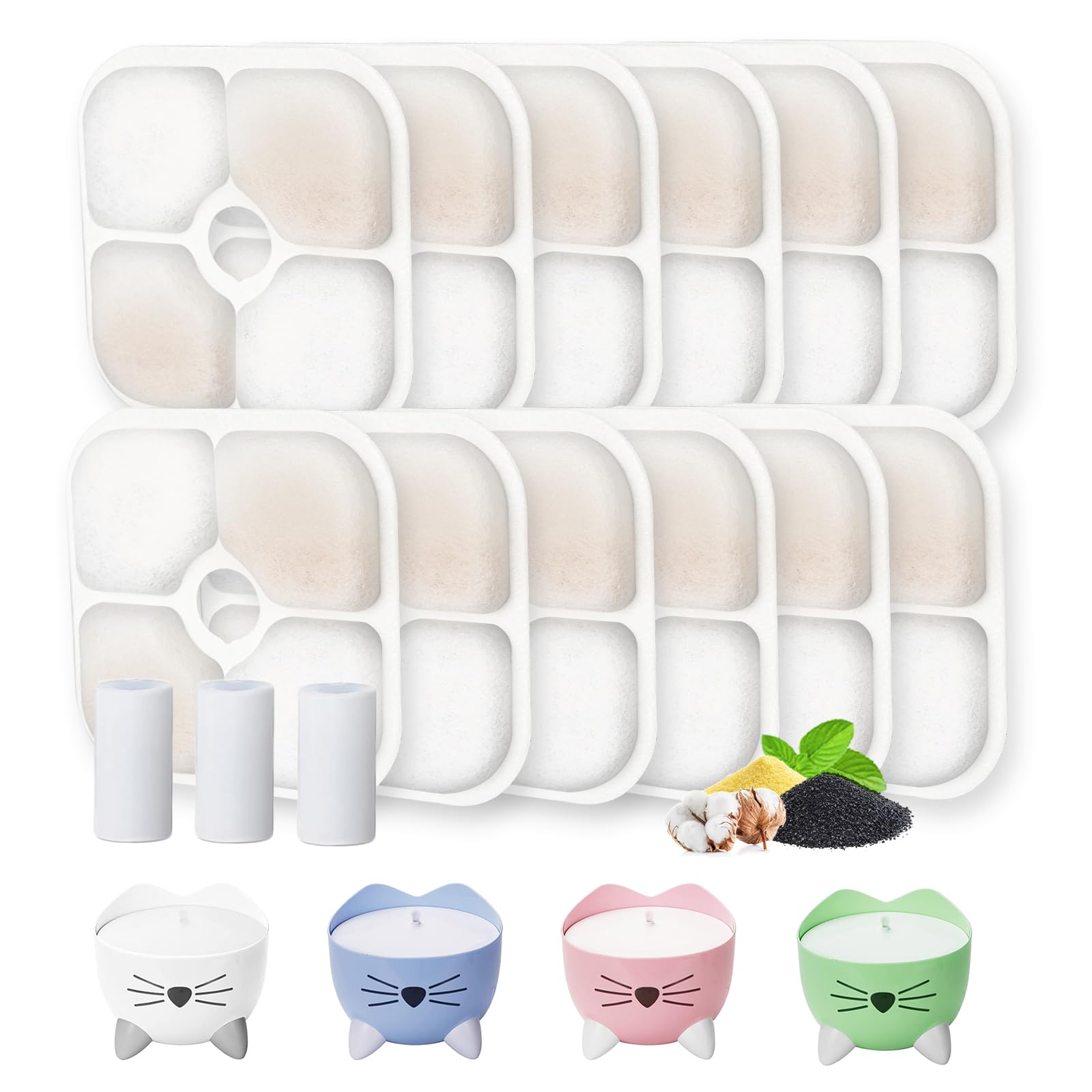 filtre daoxuan pour fontaine pixi améliore l'eau du chat
