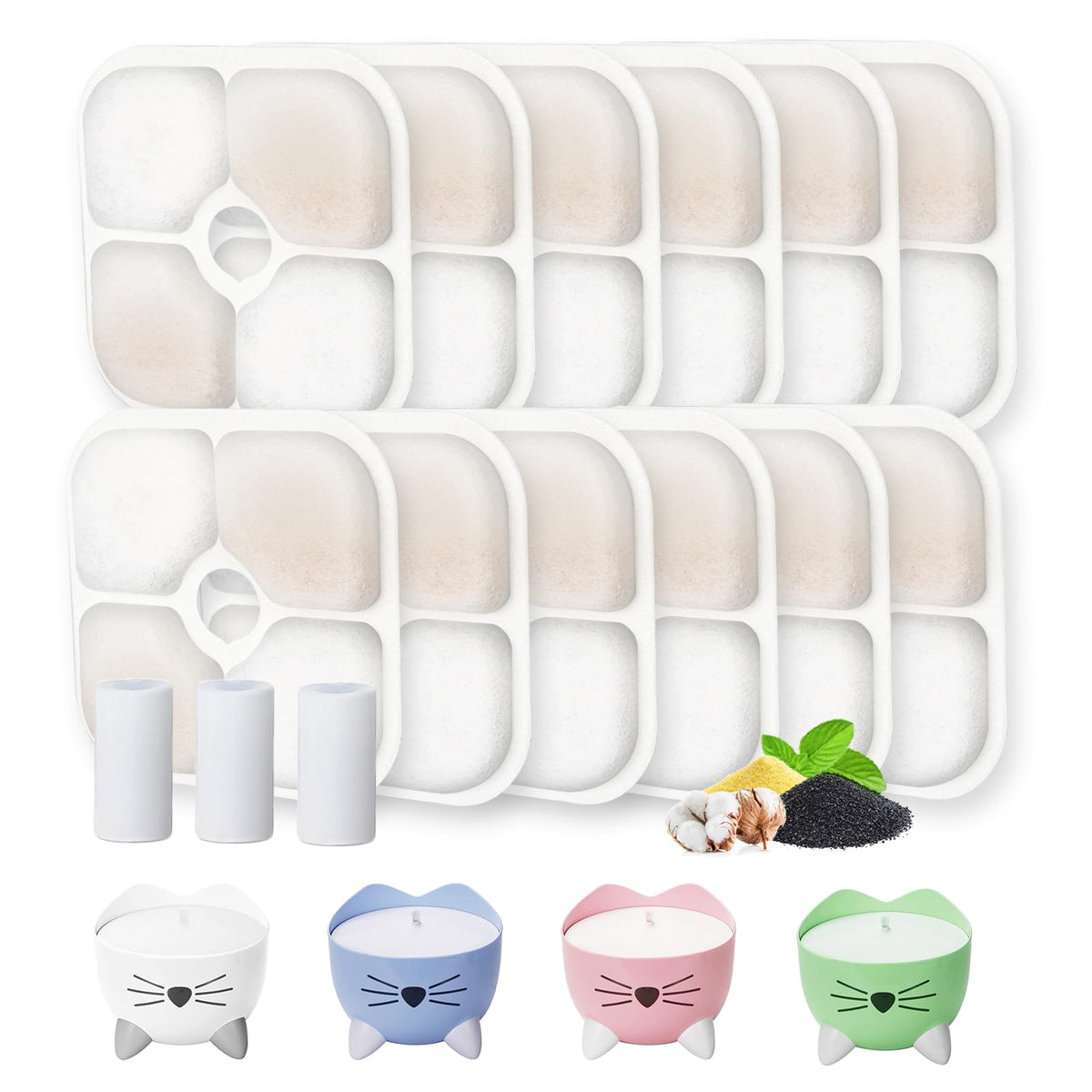 filtre daoxuan pour fontaine pixi améliore l'eau du chat