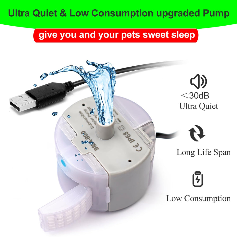 Pompe étanche IP68 Daoxuan SMA-800, protection durable en eau.