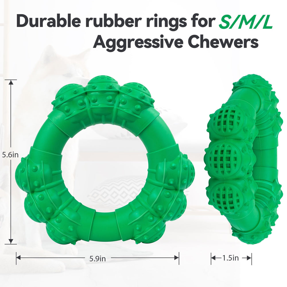 DAOZIJI jouet mâche agressif chien moyen grand incassable: stimulation et engagement durable.