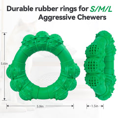 DAOZIJI jouet mâche agressif chien moyen grand incassable: stimulation et engagement durable.