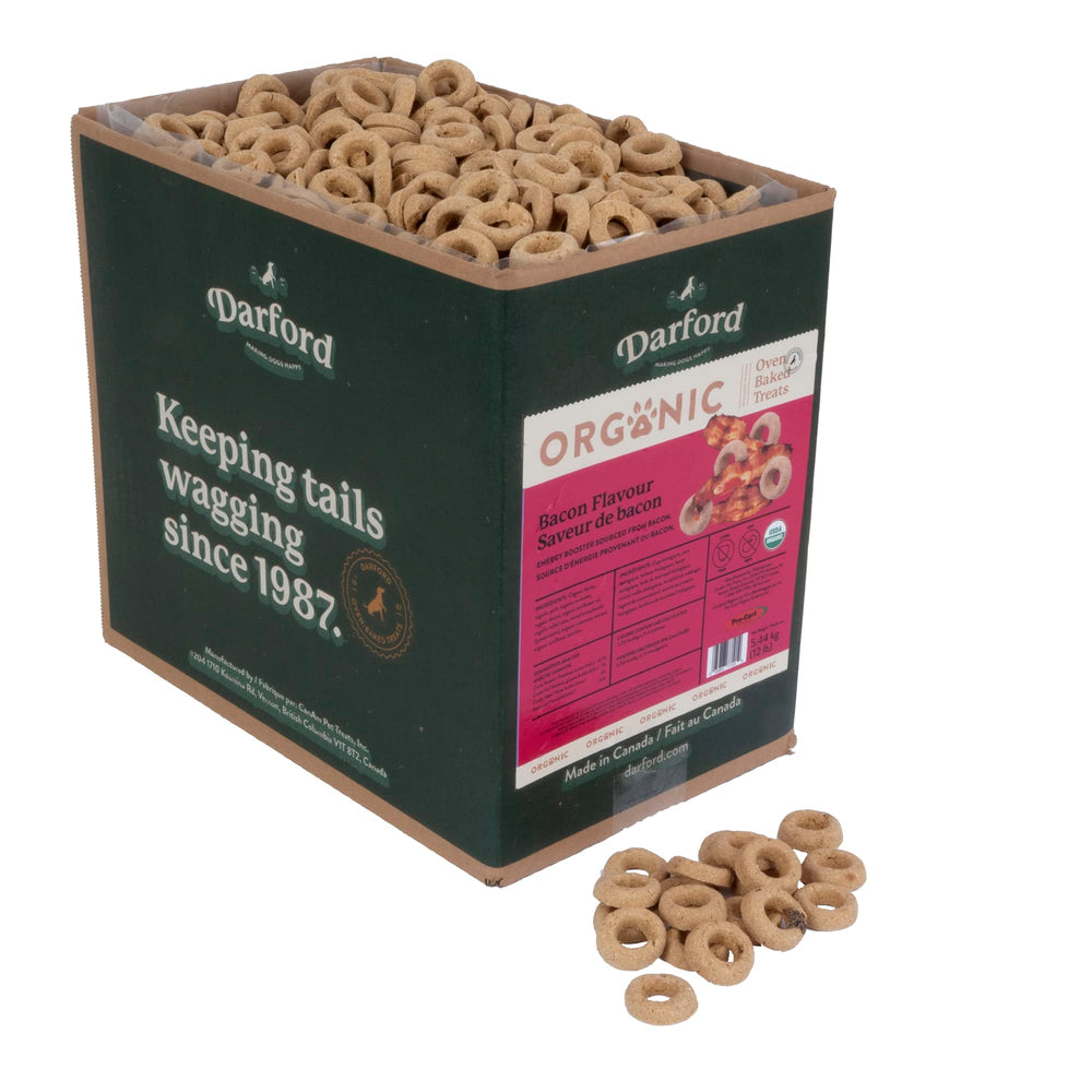 Darford Bio Premium Chien Bacon – emballage pratique pour récompenser lors des sorties.