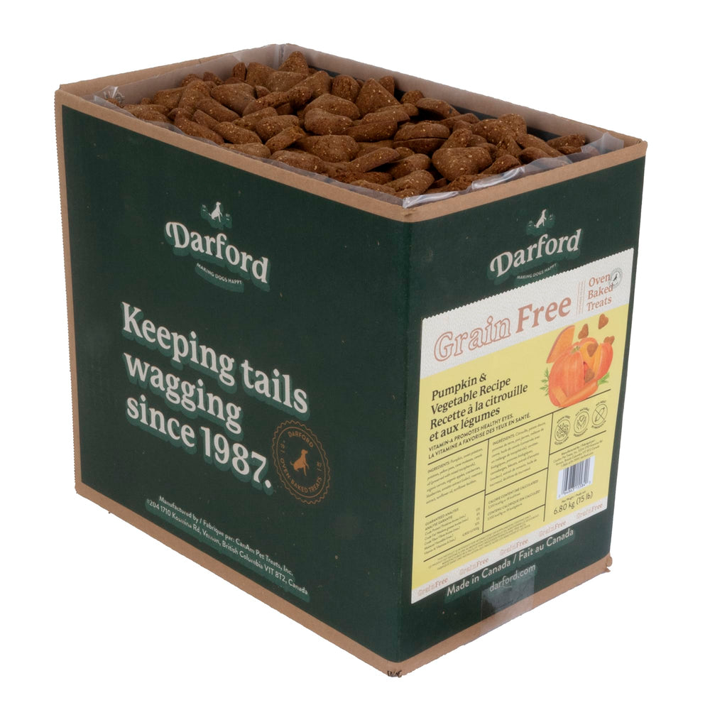 Darford biscuits coeurs potiron legumes : récompense naturelle et savoureuse pour chiens