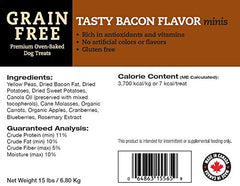 Emballage Darford Minis avec saveur bacon, pratique pour déplacements.