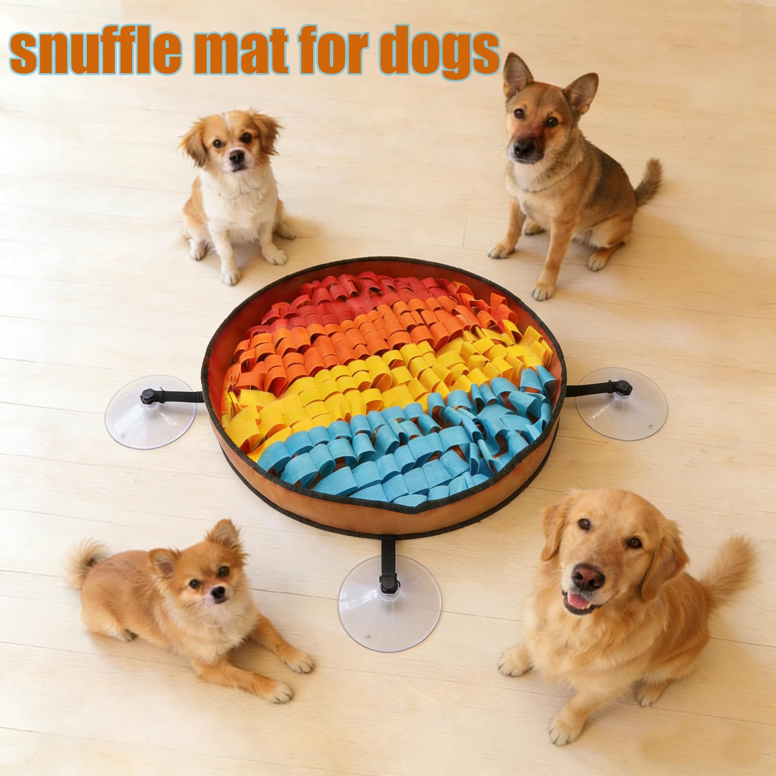 DasTior Snuffle Mat stimulation mentale pour grands chiens durant les jeux.