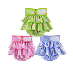 Protection lavable Daslakdc pour chienne femelle, ensemble de trois, pratique et réutilisable.