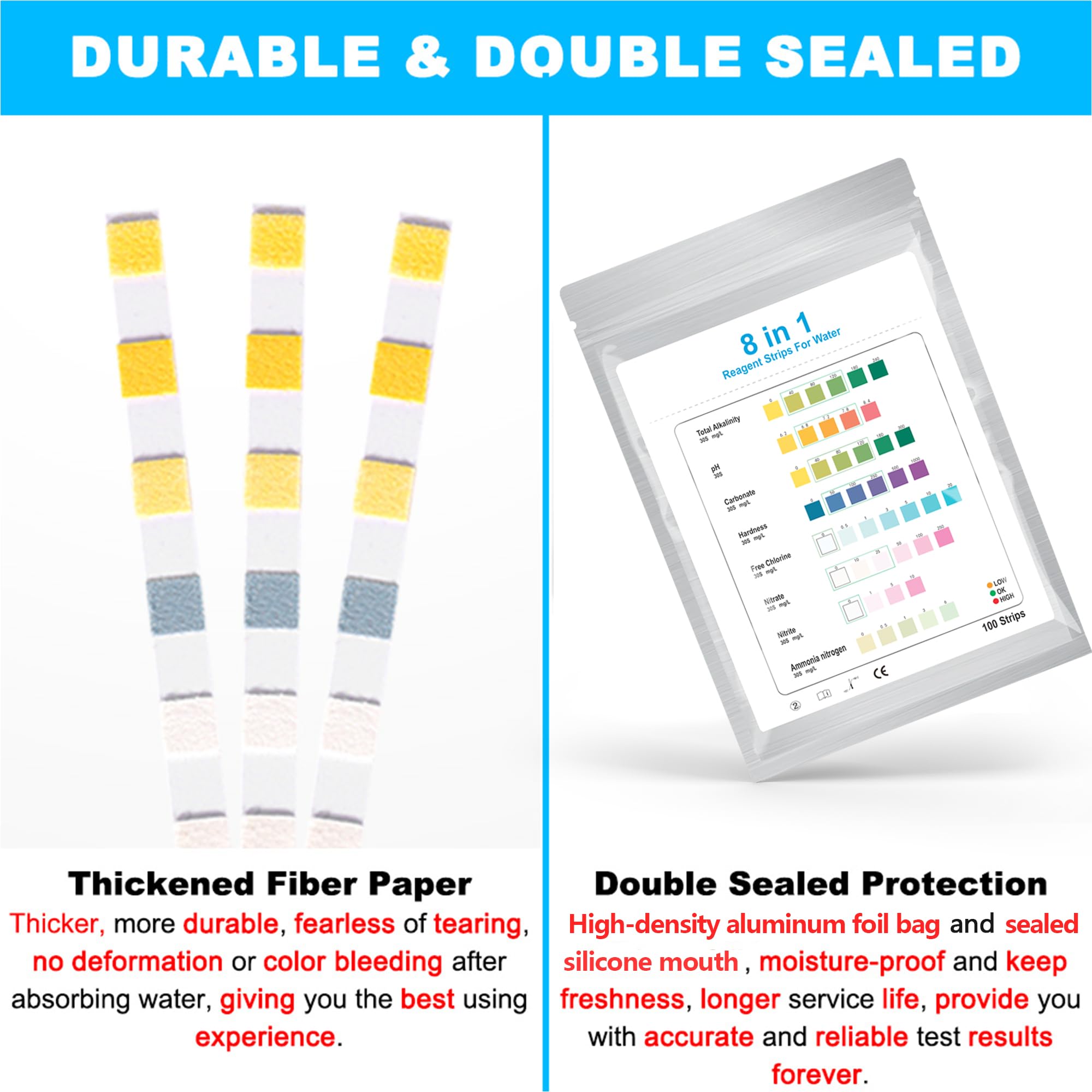 DaToo emballage-double-etanche : protection durable des bandelettes