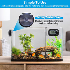 DaToo thermometre aquarium installation simple et rapide.