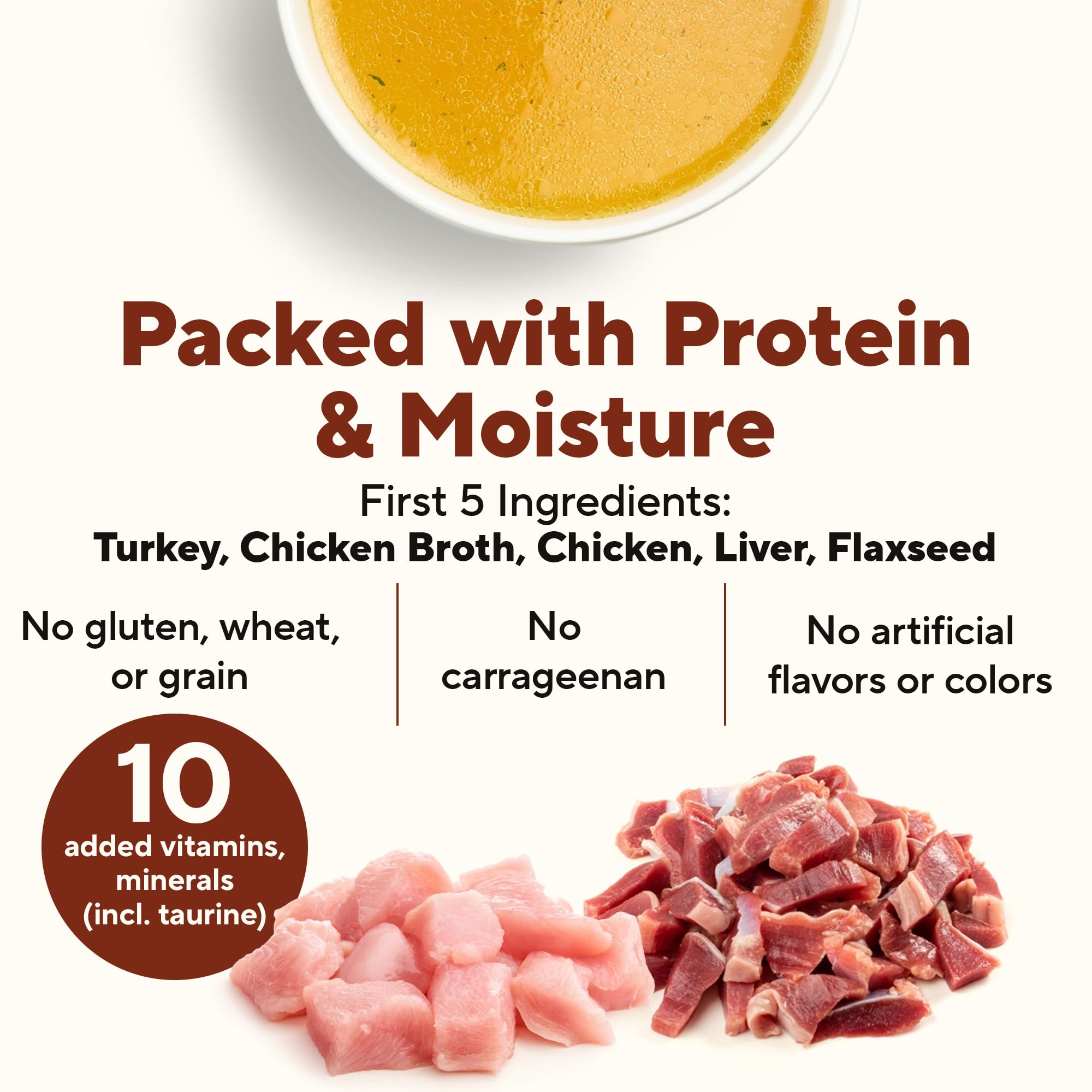 Ingrédients de qualité Dave's, sans grain, nutrition naturelle et équilibrée.
