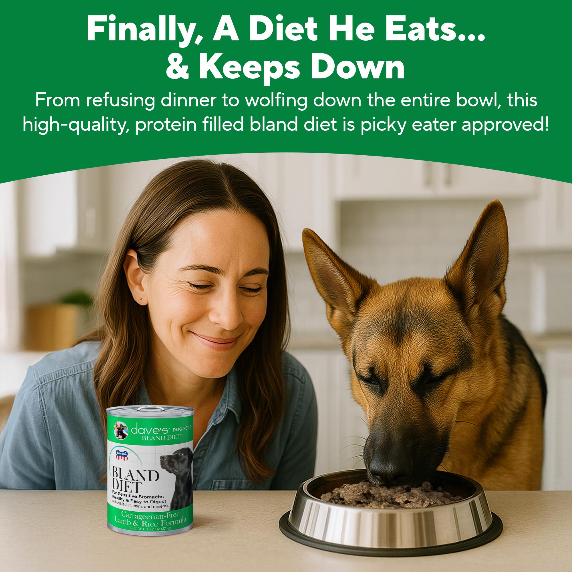 Dave's Pet Food alimentation-complète-adulte : repas équilibré pour chiens adultes.