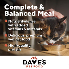 Dave's Pet Food – plat servi dans bol, texture aspic séduisante.