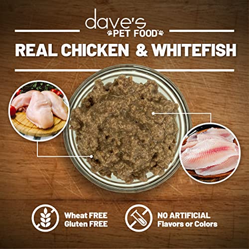 Dave's Pet Food sans céréales, supporte les régimes sensibles.