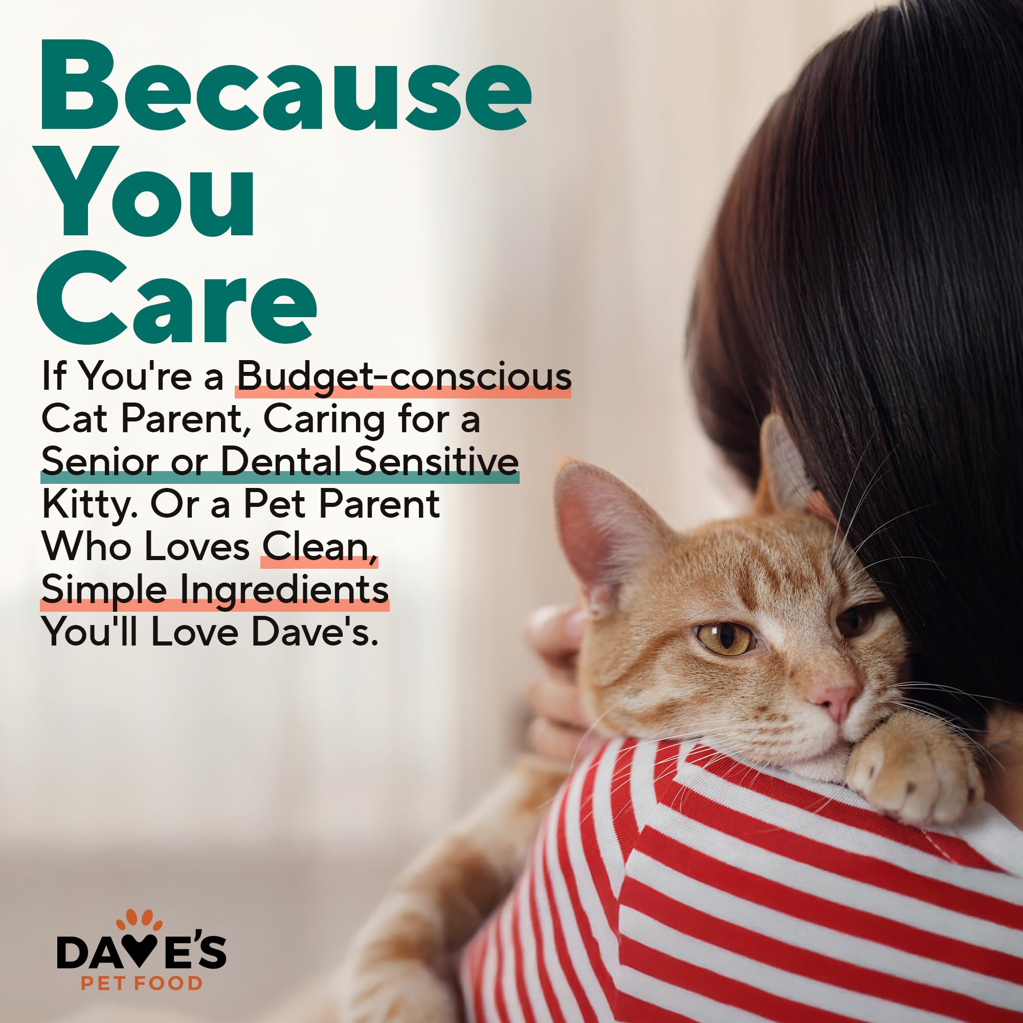 Dave's Pet Food ingrédients naturels et sans arômes artificiels, pâté savoureux.