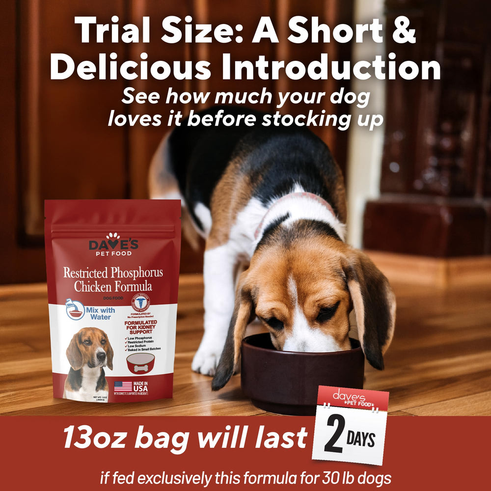 Dave’s Pet Food Kidney Support formulation vétérinaire – élaboré par des experts.