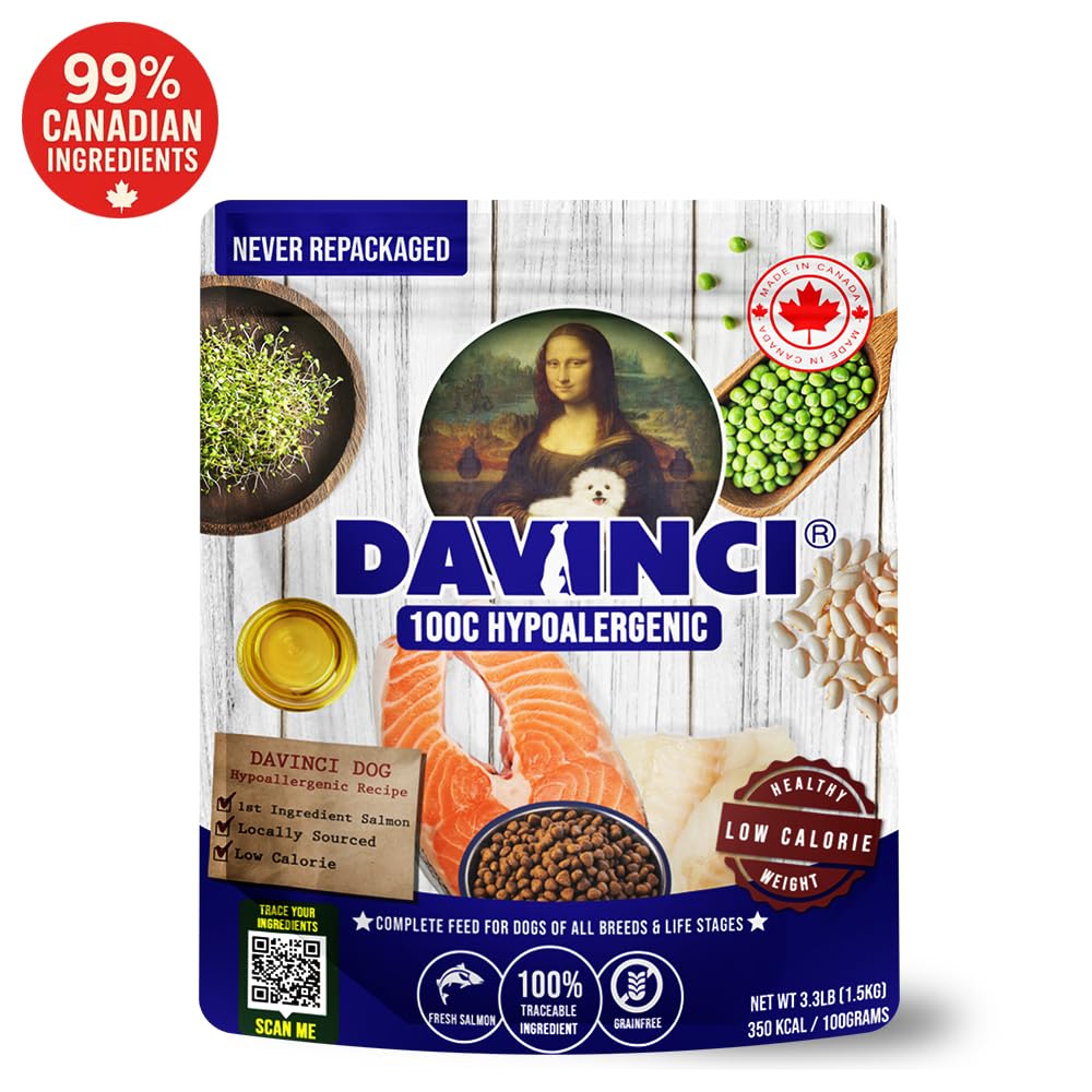 Davinci Chien emballage durable – visibilité et respect de l'environnement.