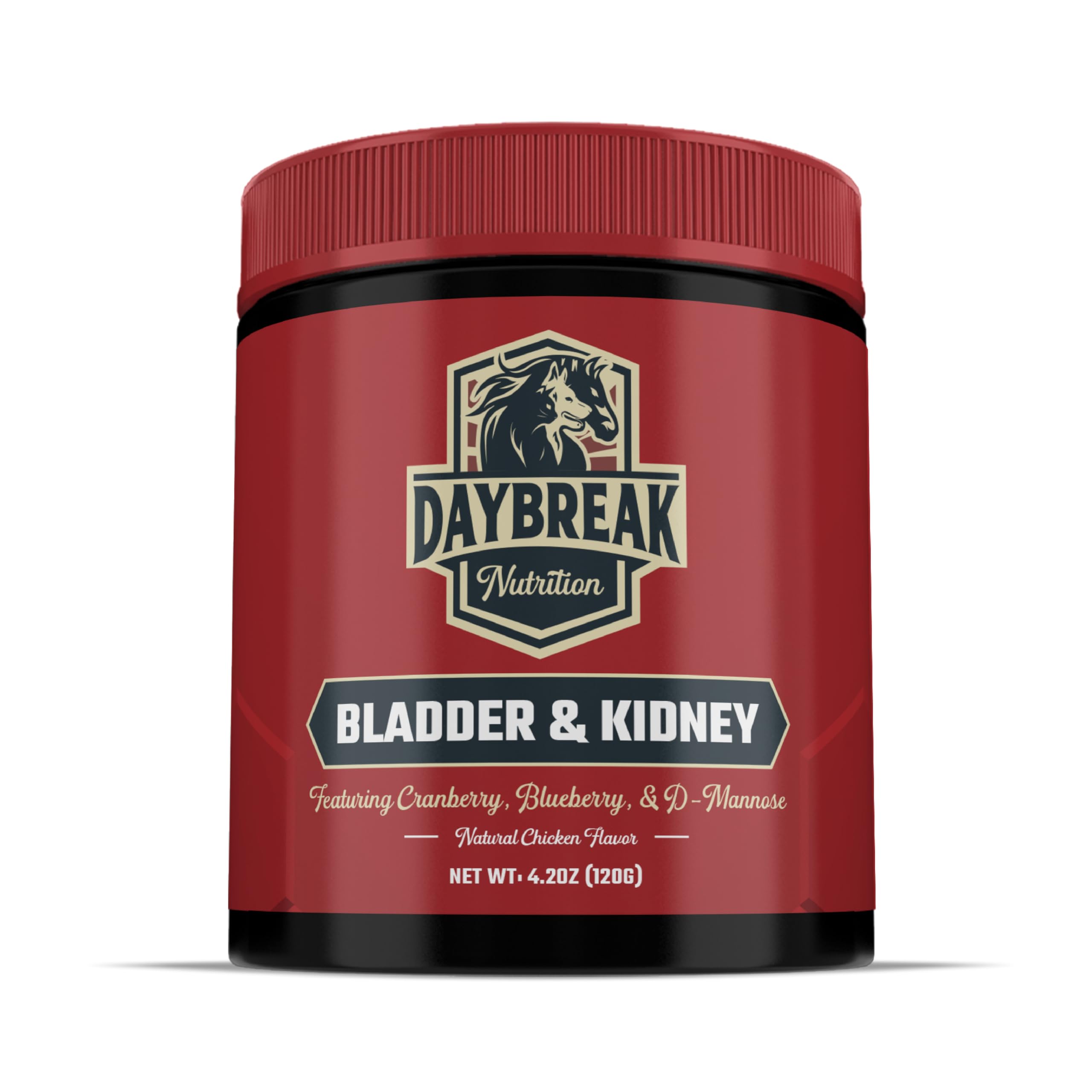 Daybreak Nutrition Poudre Cranberry infections urinaires – soutien urinaire chiens et chats.