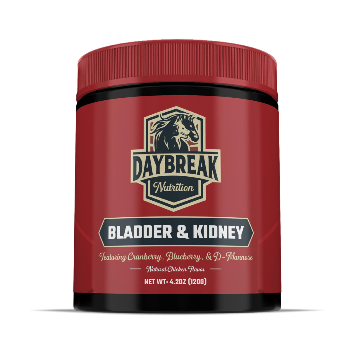 Daybreak Nutrition Poudre Cranberry infections urinaires – soutien urinaire chiens et chats.