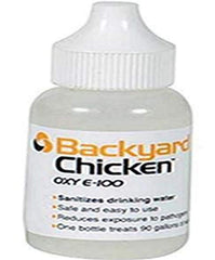 Dbc Agricultural Prdts Backyard Chicken OXY E100 – gouttes d'eau pour le poulailler, amélioration possible de l'eau