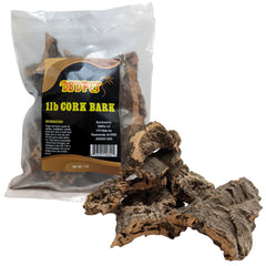 DBDPet écorce liège pour reptiles – pièces rondes assorties, cachettes naturelles et humidité maîtrisée