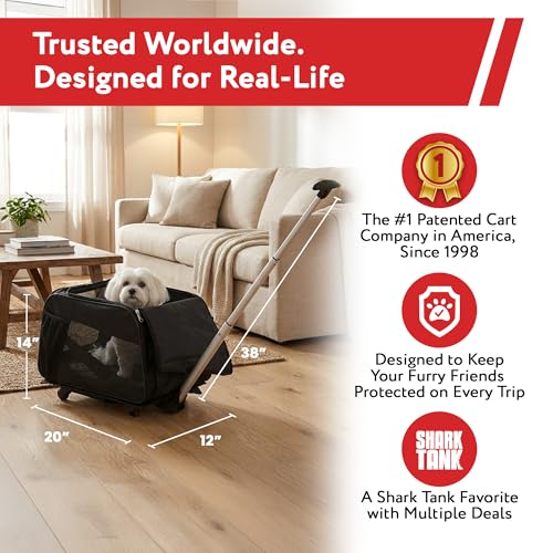 dbest products Panier animaux 2-en-1 détaché pour voyage flexible.