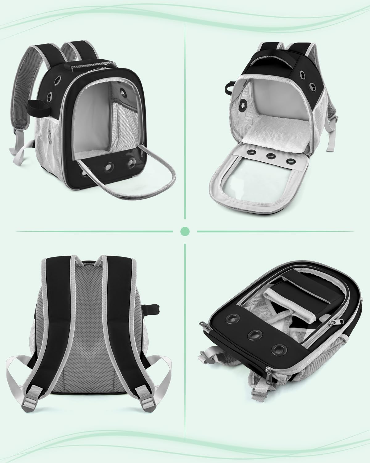 DBNESS ventilation du sac à dos avec panneaux mesh pour l’air