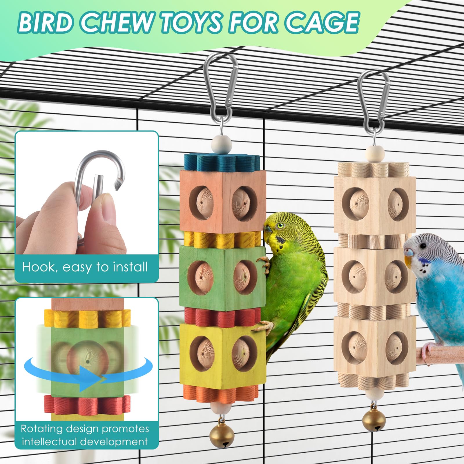 DBNESS crochet métallique pour fixation cage et stand