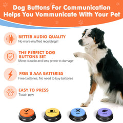 DCIAER boutons parlants chien utilisation pratique