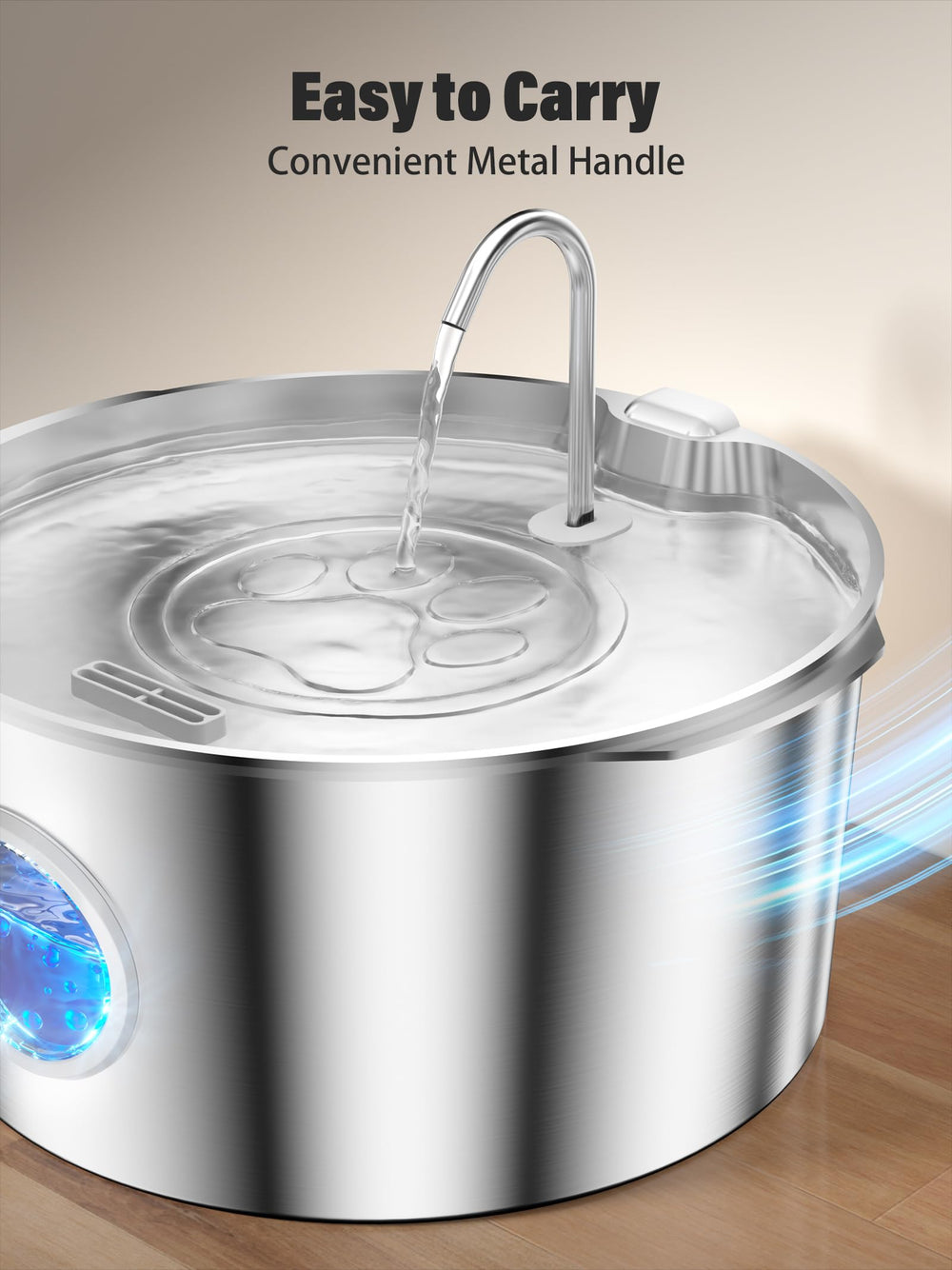 DCIOGAT fontaine-eau-fenetre-niveau: fenêtre de niveau pour suivre l’eau.