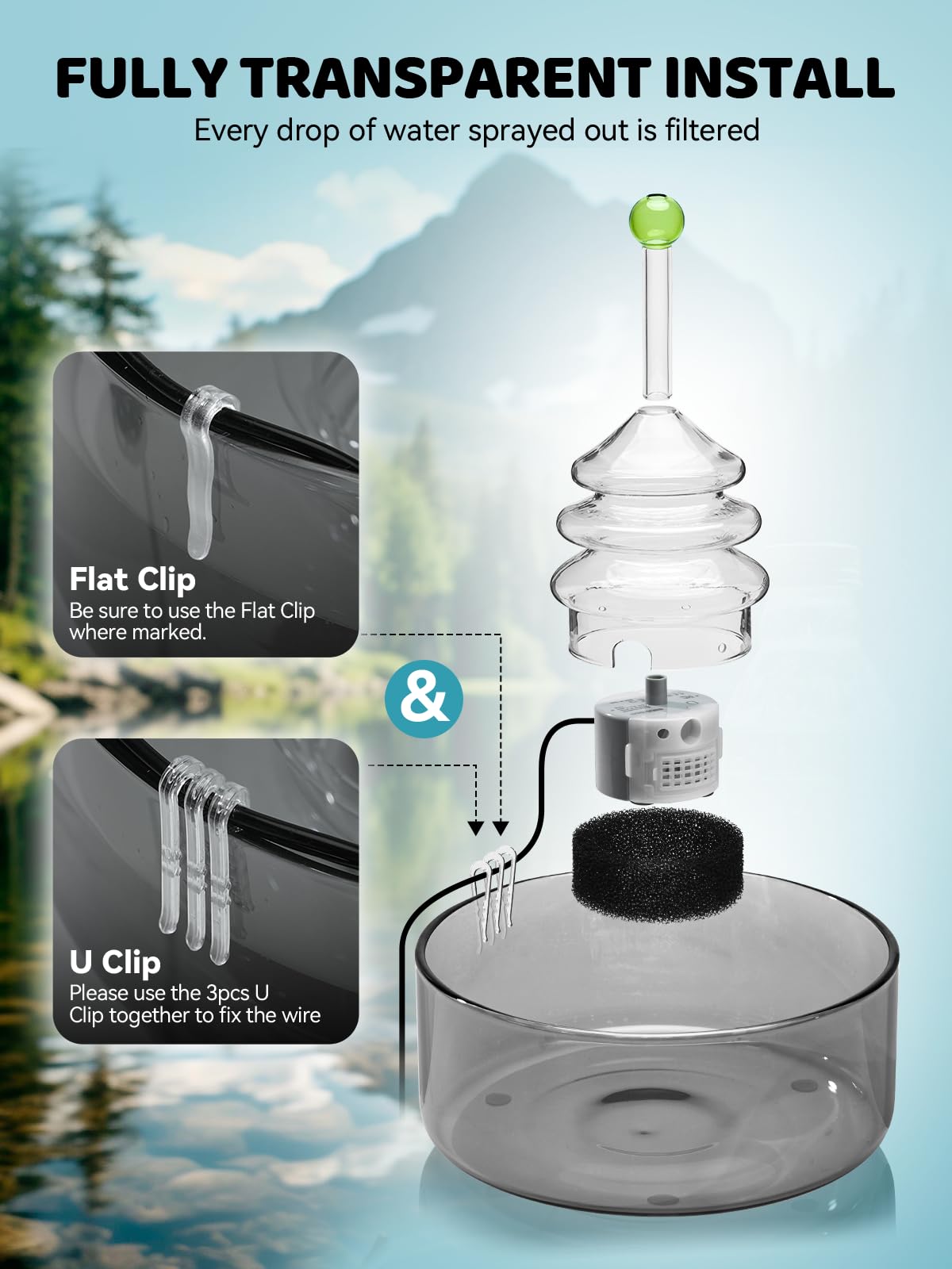 DCIOGAT fontaine-chat-hydratation-possibilites-verre, favorise l hydratation chez plusieurs animaux