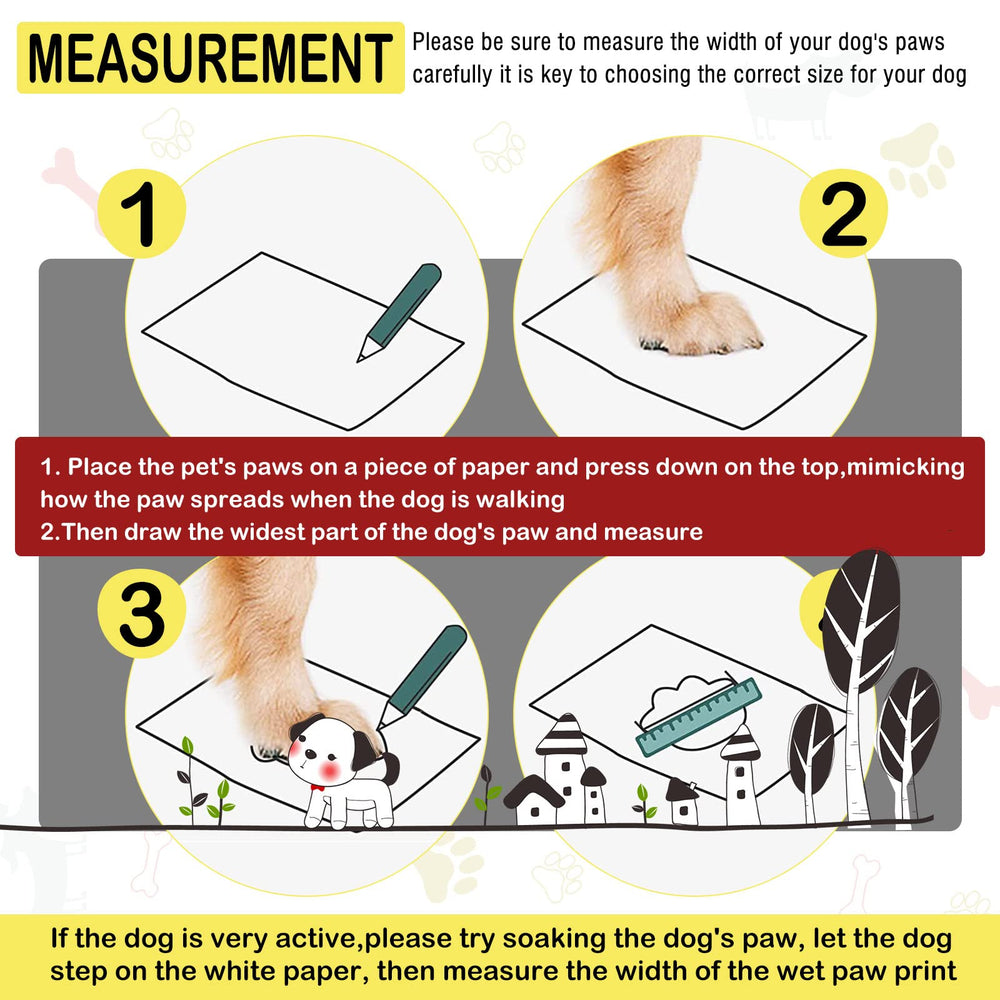 DcOaGt bottes chien XXL matériaux imperméables: pattes au sec.