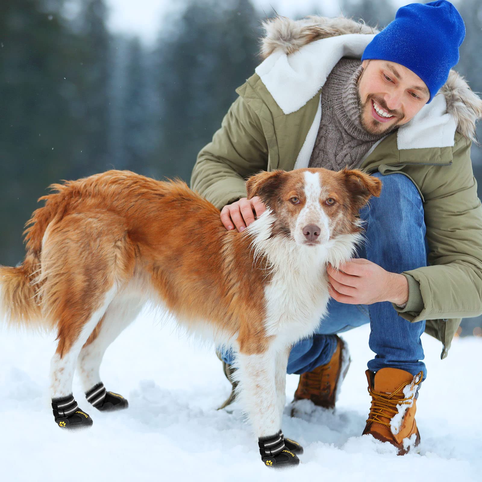 DcOaGt bottes chien XXL utilisation intérieur et extérieur: confort durable.