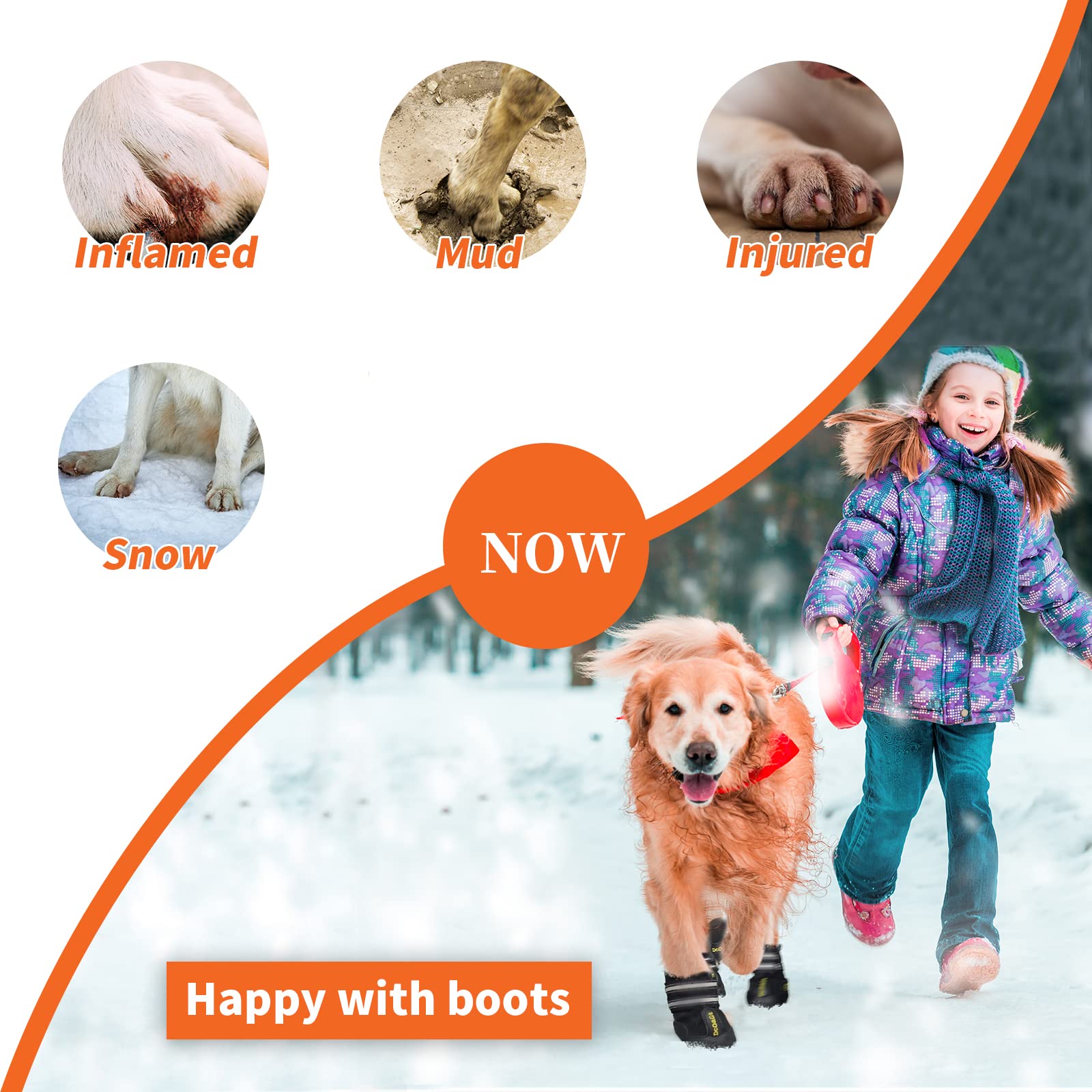 DcOaGt Chaussures Chien Grand – interieur doux et respirant pour le confort quotidien.