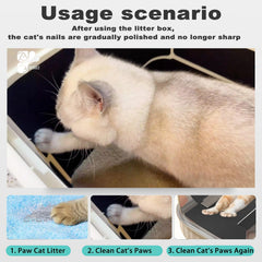 DCSUCC bandes-lime griffes-chat tailles variées, installation facile sur litière.