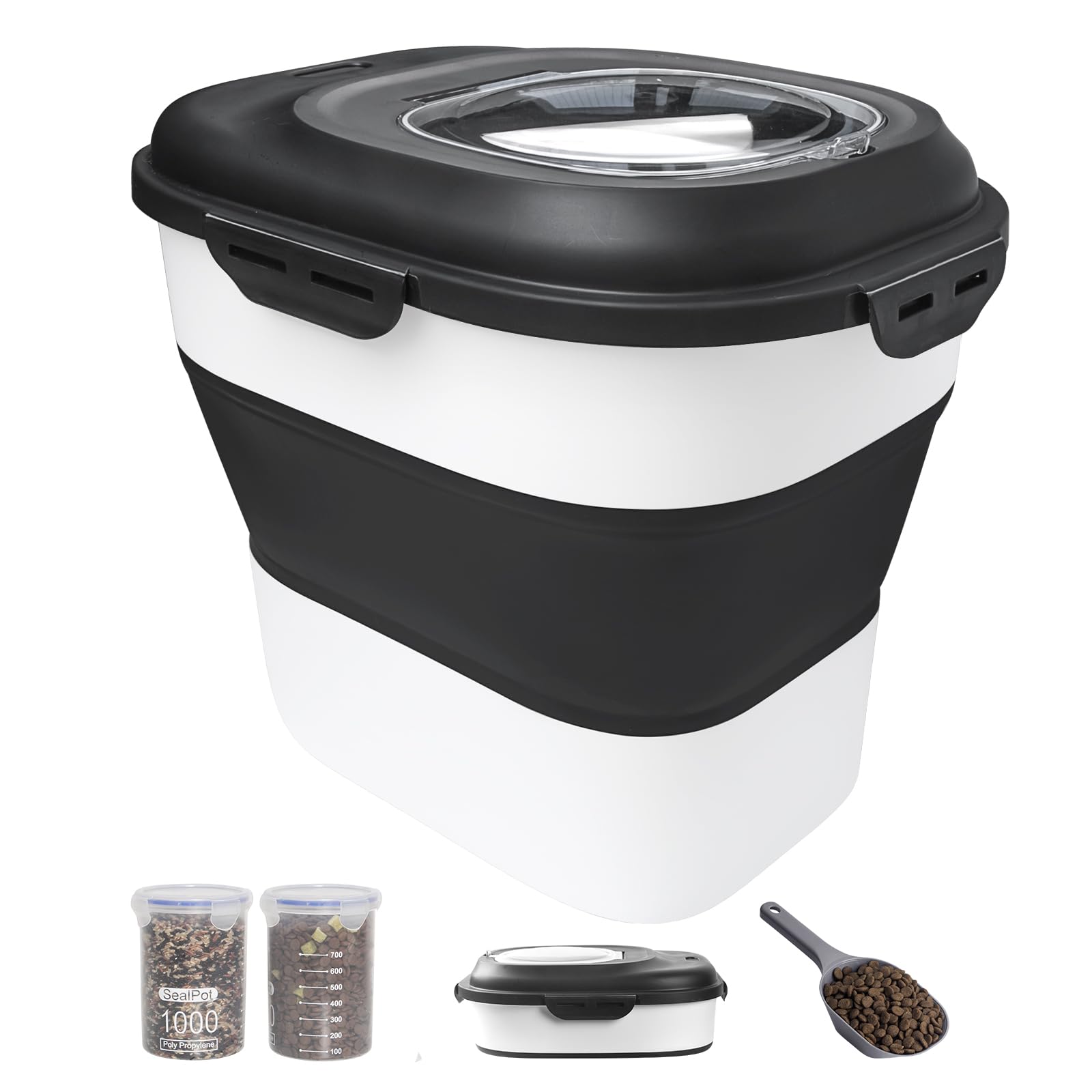DDMOMMY conteneur nourriture animal – vue générale pour rangement pratique.