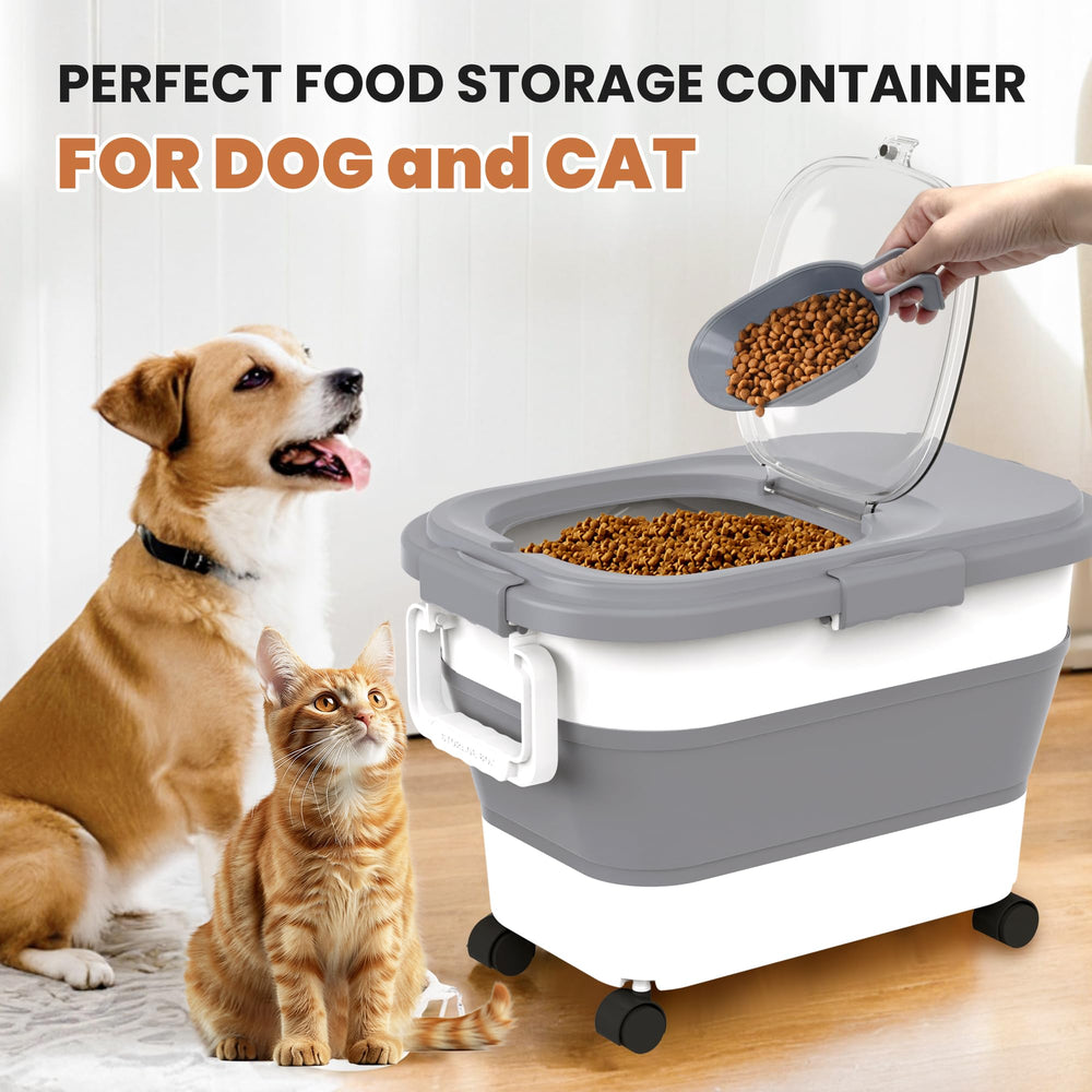 DDMOMMY conteneur multiusage, idéal pour chiens, chats et denrées domestiques.